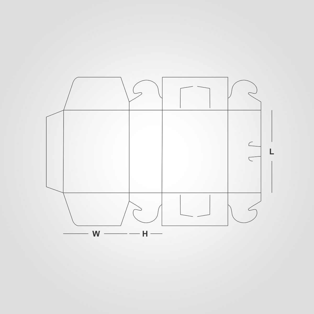 Custom Printed Side Lock Six Corner Boxes - Image 3