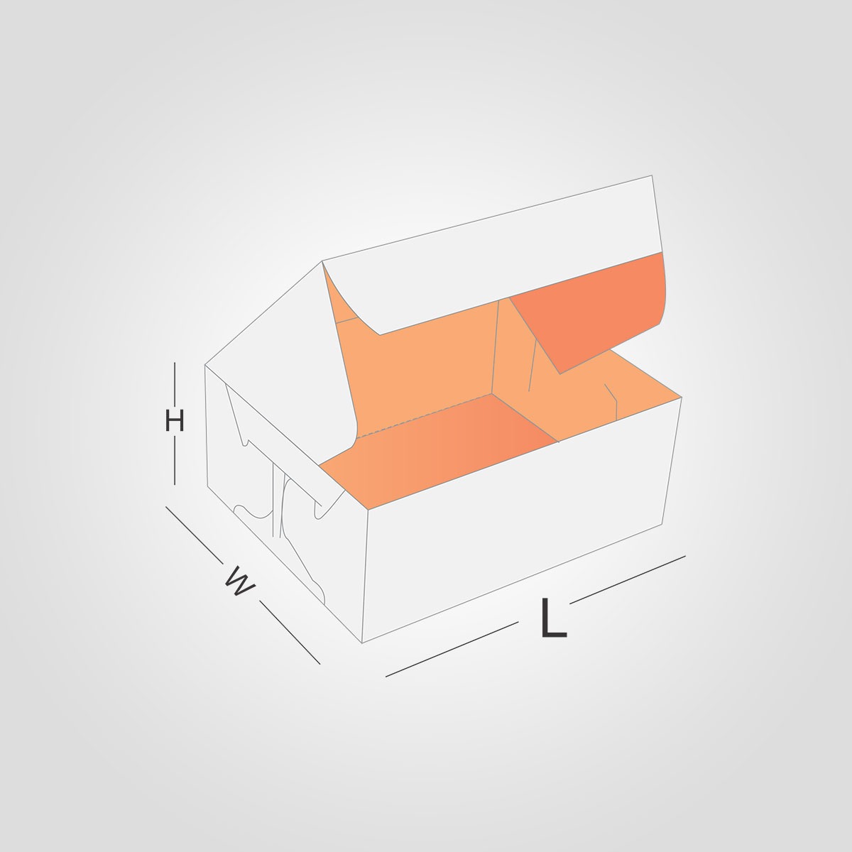 Custom Printed Side Lock Six Corner Boxes - Image 2