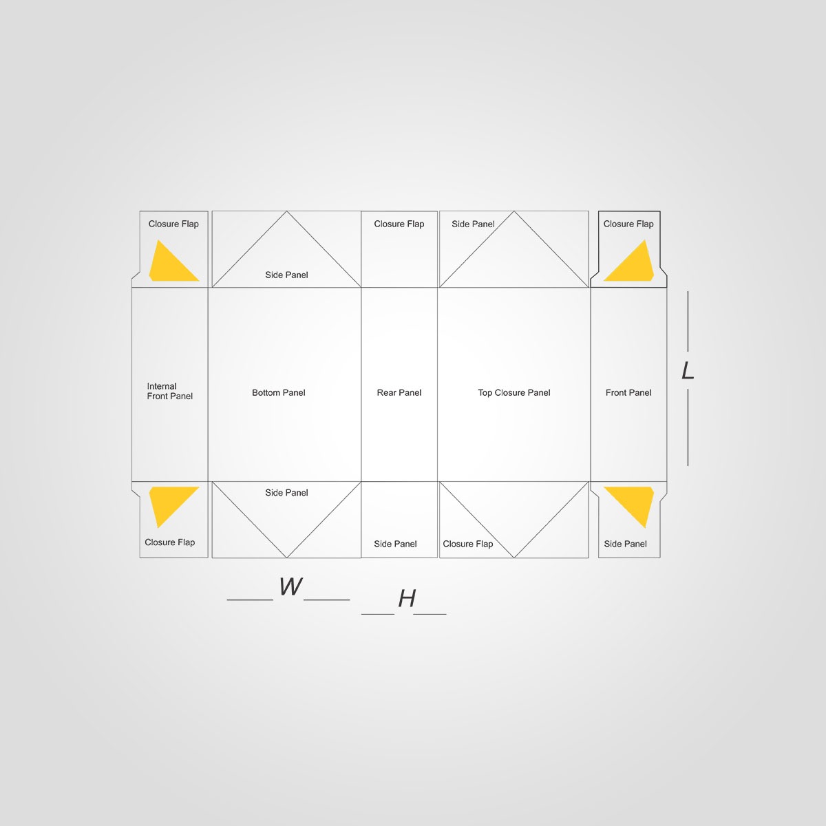 Custom Printed Regular Six Corner Boxes - Image 3
