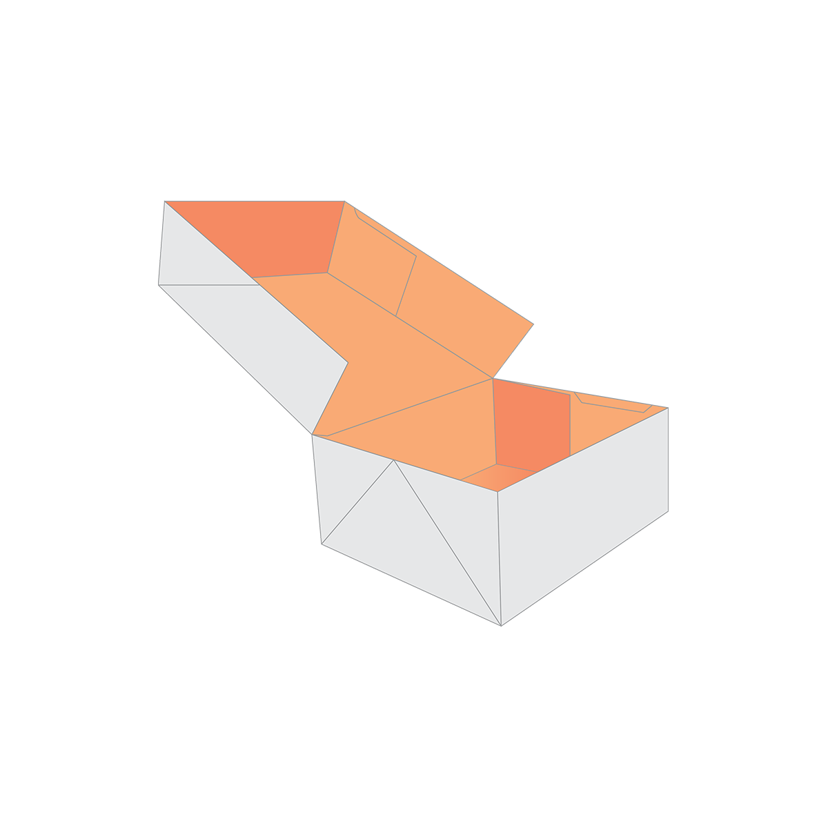 Custom Printed Regular Six Corner Boxes