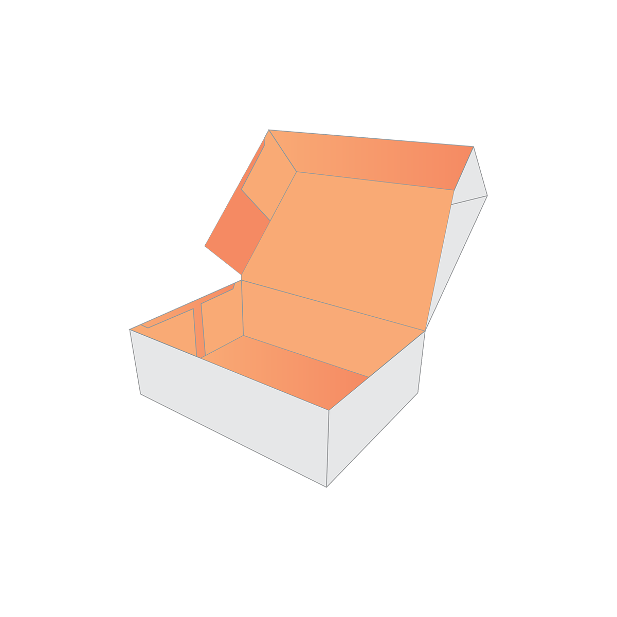 Custom Printed Four Corner Cake Boxes