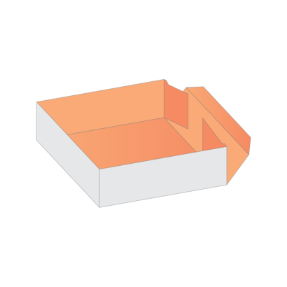 Custom Printed Four Corner Tray Boxes