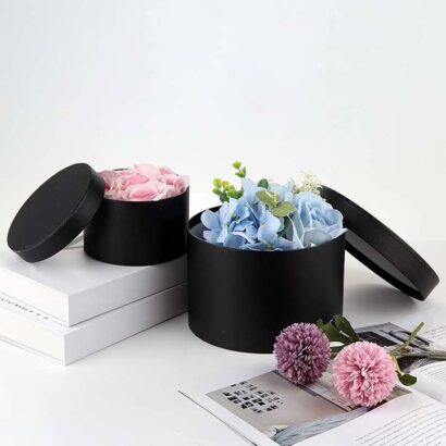Empty Round Gift Boxes With Lids