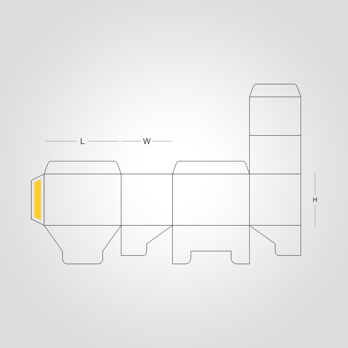 Custom Printed 1-2-3 Bottom Display Lid Boxes - Image 3