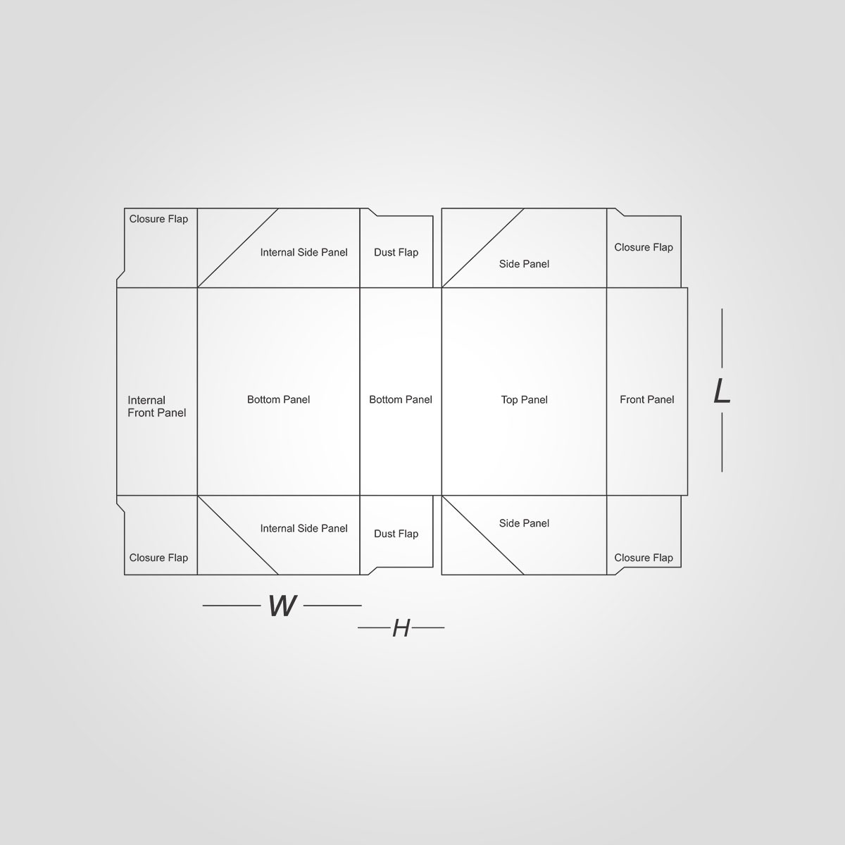 Custom Printed Four Corner Cake Boxes - Image 2