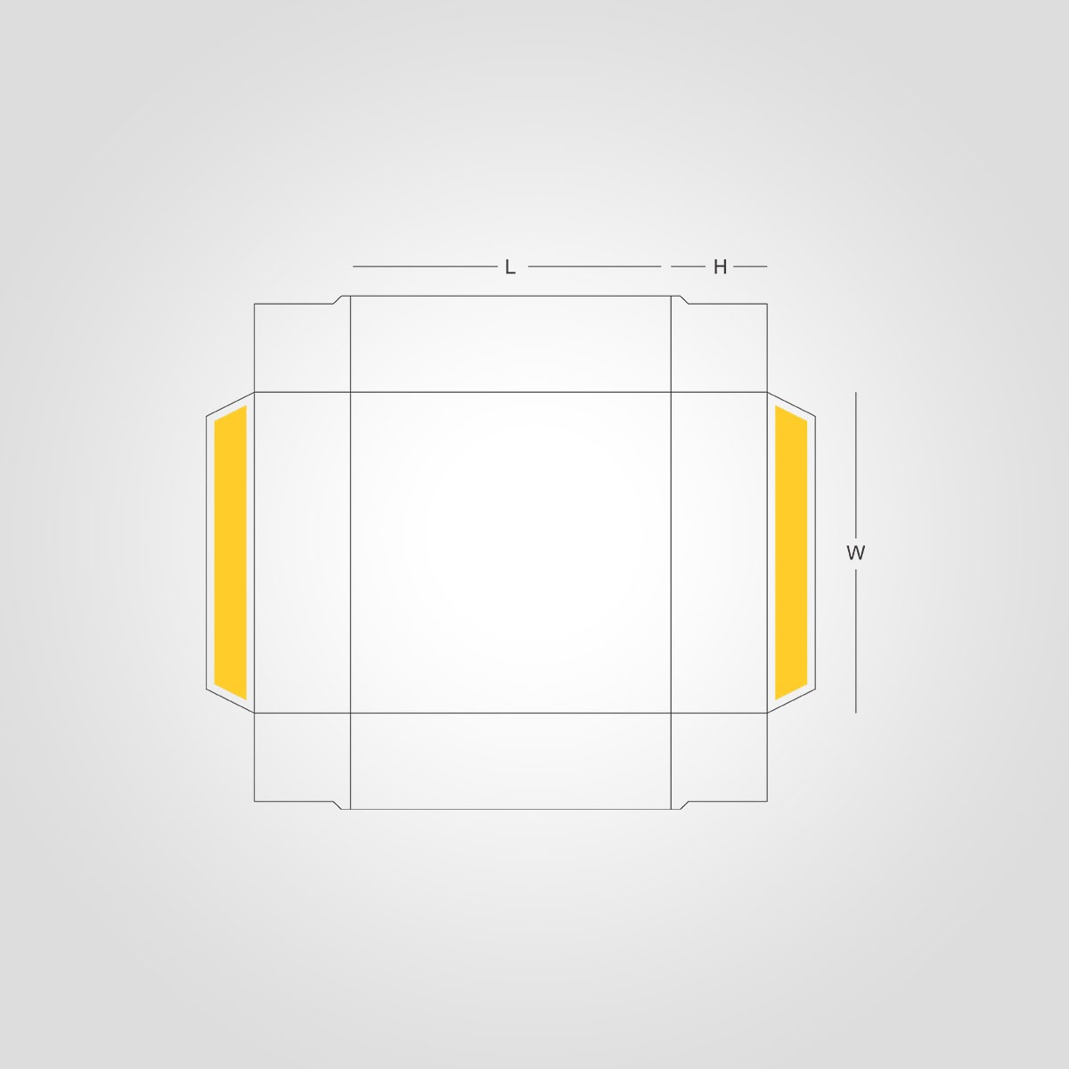 Custom Printed Four Corner Tray Boxes - Image 2