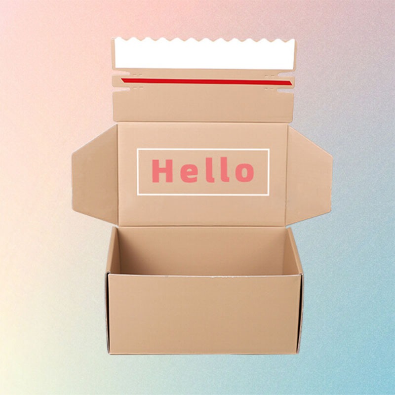 Custom Corrugated Packaging with Tear Strip - Image 3