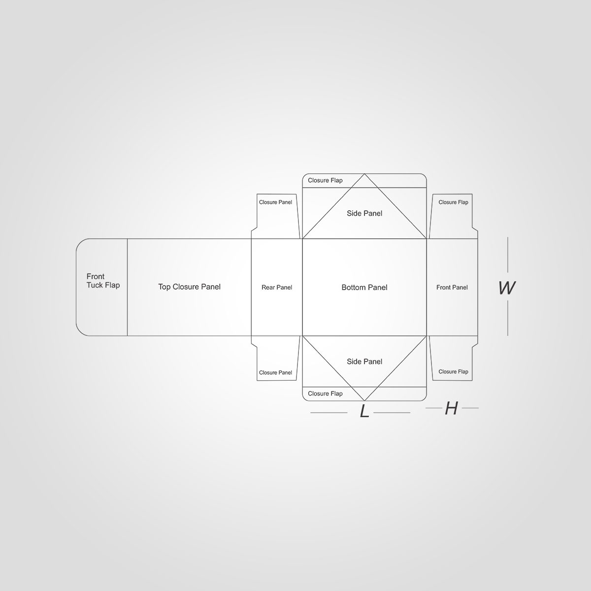 Custom Printed Four Corner with Display Lid Boxes - Image 3