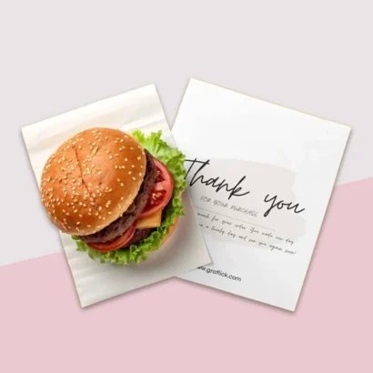 Custom Burger Paper