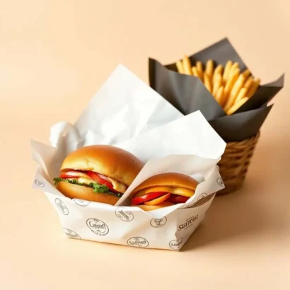 Custom food basket Liners